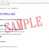 phishing email